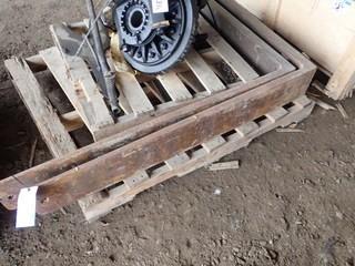 Heavy Duty 48" Forklift Forks. **LOCATED IN MILK RIVER**