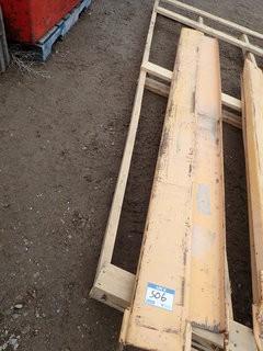 8' x 7" Fork Extensions. **BEING USED FOR LOADOUT, CANNOT BE REMOVED UNTIL THUR. MAY 2 @ 2PM UNLESS RELEASED EARLY BY CENTURY-LOCATED IN MILK RIVER**