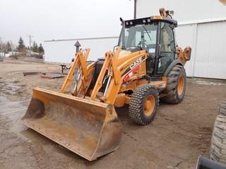 2011 Case 580 Super N WT 4WD Backhoe Loader. Case Diesel 97hp Engine, 12.5/80-18 Front Tires, 21L-24 Rear Tires, 92" Cleanout Bucket, 24" Digging Bucket, 12" Digging Bucket, Showing 3,390hrs.  SN NBC545257. **LOCATED IN MILK RIVER**