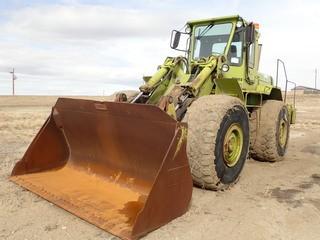 1984 Terex 72-51BA Articulated Wheel Loader. Diesel Engine, 25.5R25 Tires, 118" Cleanout Bucket, Showing 2,911hrs. SN C-4558. **LOCATED IN MILK RIVER**