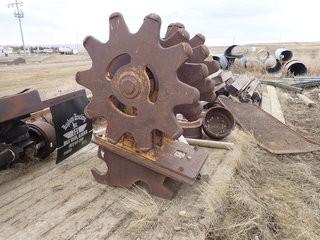 Entek Q/A Sheepfoot Packer Excavator Attachment. **LOCATED IN MILK RIVER**