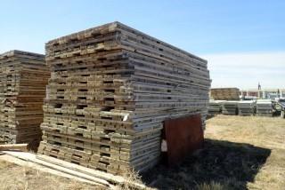 Lot of (19) 14'x8' Swamp Mats. **LOCATED IN MILK RIVER**