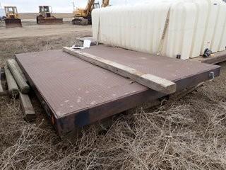 Steel 8'x12' Truck Deck w/ Fork Pockets. **LOCATED IN MILK RIVER**