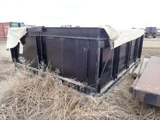 12'x8'x42" Skidded Dump Box. **LOCATED IN MILK RIVER**
