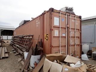 43' Sea Container. **CANNOT BE REMOVED UNTIL TUE. APRIL 30- LOCATED IN MILK RIVER**
