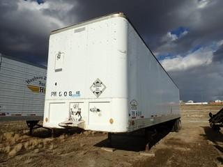 1987 Fruehauf FB9-F2W61-48-102 48' Tandem Axle Dry Van Trailer. 11R24.5 Tires, Steel Budd Wheels, 23,000lbs Axles, CVIP Expires 09/19. Contents including but not limited to 2 Mechanical Winches, Mechanical Drill, Grease Dispensing Units, Hydraulic Tank, Cummins Comfort Guard Auxiliary Power Unit, Keep Rite NG Furnace, 7 Vintage Gasboy Fuel Pumps, Tokheim H-Frame Hydraulic Press, Cat 3406E Diesel Engine, (2) 18-Speed Transmissions, Thermo King Refrigeration Unit, etc.  VIN 2H8V04826HS021705. **LOCATED IN MILK RIVER**
