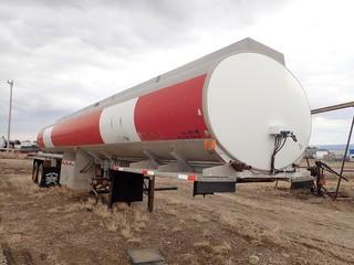 1979 Advance Tandem Axle Water Tank Trailer. 4-Compartment Tank, 11R22.5 Tires, Steel Dayton Wheels, Neptune Pump. CVIP Expired 10/18. VIN 74WR41. **LOCATED IN MILK RIVER**