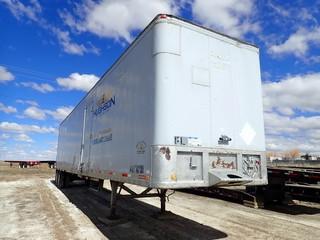 1985 Fruehauf Tandem Axle 48' Job Site/Office Trailer. 285/75R24.5 Tires, 20,000lbs Axles, Steel Budd Wheels, Side Doors, Work Bench, Metal Shelving, 2 Staircases, Electrical, Lighting, Electrical Baseboard Heating, CVIP Expired 09/18. VIN 1H2V04821FE023003. **LOCATED IN MILK RIVER**