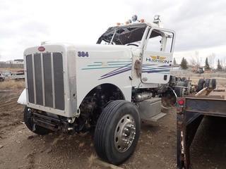 2014 Peterbilt 388 Tandem Axle Truck Tractor. Paccar Diesel Engine. VIN 1XPWDP9X7ED230818. **NOTE: PARTS ONLY-NO TRANSMISSION- LOCATED IN MILK RIVER**