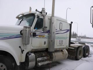 2015 International 9900iSFA Tandem Axle Truck Tractor. Cummins ISX 550hp Diesel Engine, 18-Speed Transmission, 13,220lbs Front Axle, 40,000lbs Rear Axles, 246" W/B, Air Ride Suspension, 51" Sleeper, Sliding Fifth-Wheel, Engine Heater, Showing 322,429kms and 8,963hrs. VIN 3HSDMAPR3FN658424. **NEW PHOTOS COMING SOON-  LOCATED IN SEXSMITH**