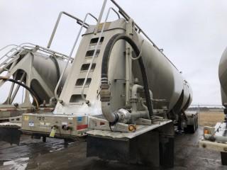 2014 Mac TR1480APB Tridem Axle Pneumatic Dry Bulker.  Air Ride Suspension, Air Lift Axles, 3 Hoppers. VIN 5MATA4630EA029737. **LOCATED IN SEXSMITH**