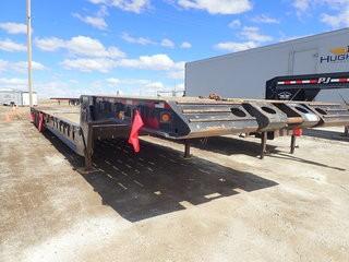 2011 Stellar Tridem Axle Folding Scissor Neck Trailer. 275/11R22.5 Tires,  75,000lbs Axles, Aluminum Budd Wheels, Neck Extension, 10' Wide Flip-up Tail Roll, Center Roll, CVIP Expires 07/19. VIN 2N9LB5030BE065042. **LOCATED IN MILK RIVER**