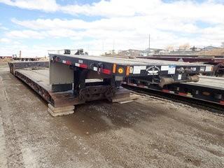 2009 Fontaine IX40C Tandem Axle Double Drop Removable Gooseneck Trailer. Flip-up Third Axle, 255/70R22.5 Tires, 40,560lbs Axles, steel Budd Wheels, Chains, Boomers, CVIP Expires 07/19. VIN 13N34820993549507(Trailer VIN) 13NM0510493549513(Axle VIN) **LOCATED IN MILK RIVER**