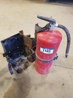 Fire Extinguishers and Holders. **LOCATED IN SEXSMITH**