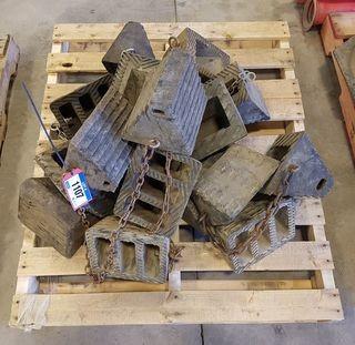 Lot of Wheel Chocks. **LOCATED IN SEXSMITH**