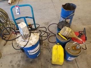 Pump Master 3-Barrel Grease Pump. ** LOCATED IN SEXSMITH**