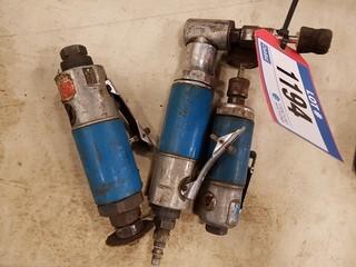 Lot of 3 Pneumatic Die Grinders. ** LOCATED IN SEXSMITH**