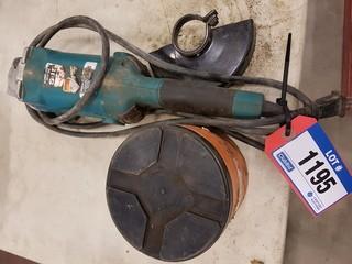 Makita 6" Angle Grinder w/ Grinding Discs. ** LOCATED IN SEXSMITH**