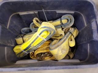Lot of Slings and Ratchet Straps. ** LOCATED IN SEXSMITH**