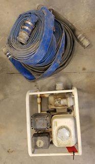 Kodiak 2" Water Pump w/ Honda GX120 Gas Engine and 5 Discharge Hoses. ** LOCATED IN SEXSMITH**