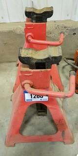 Lot of (2) 12-Ton Jack Stands.** LOCATED IN SEXSMITH**