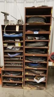 Storage Cabinets w/Asst. Hoses. ** LOCATED IN SEXSMITH**