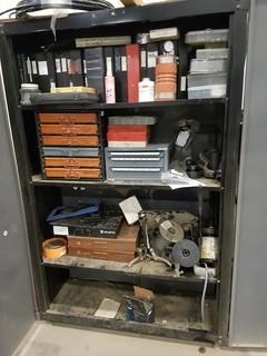 Husky 2-Door Storage Cabinet w/ Asst. Parts Organizers, Fittings, Fasteners, etc. ** LOCATED IN SEXSMITH**
