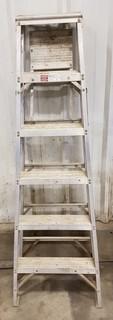 Aluminum 6' Step Ladder. ** LOCATED IN SEXSMITH**