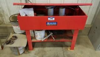 King Canada Parts Washer w/ Contents. ** LOCATED IN SEXSMITH**