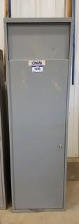 Metal Single Door Locker. ** LOCATED IN SEXSMITH**
