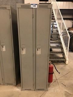 Metal 2-Door Locker. ** LOCATED IN SEXSMITH**