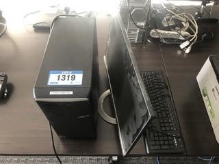 ASUS SonicMaster Desktop Computer w/ Monitor and Keyboard  **NOTE: NO HARDDRIVE, LOCATED IN SEXSMITH**