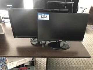 Lot of LG Flatscreen Monitor and Asus Flatscreen Monitor. **LOCATED IN SEXSMITH**