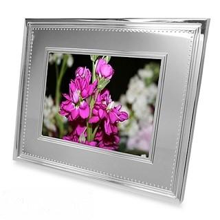VERA WANG WEDGWOOD(R) GROSGRAIN 8-INCH DIGITAL PHOTO FRAME