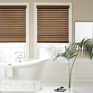 REAL SIMPLE(R) FAUX WOOD 29-INCH X 72-INCH BLIND IN CHESTNUT