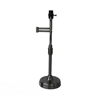 MIX & MATCH LARGE 21-INCH SWING ARM TABLE LAMP BASE IN PEWTER