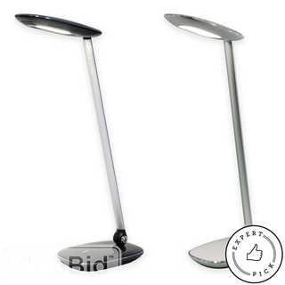 NORMANDE 8-WATT LED USB DESK LAMP IN BLACK/CHROME