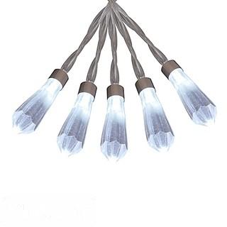 16-Light Chandelier LED String Light Set in Clear