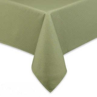 MCKENNA 70-INCH ROUND MICROFIBER TABLECLOTH IN AMETHYST