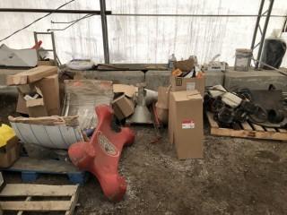 Lot of Shop equipment and Parts. **LOCATED IN SEXSMITH*