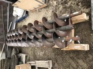 Lot of Flighting Augers-Fits 1200 BAZT Lot 1092. **LOCATED IN SEXSMITH*