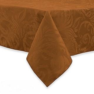 AUTUMN SCROLL DAMASK SEAT COVER IN BRONZE (SET OF 2)                                                