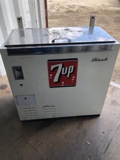 Chest Style Pop Machine. **LOCATED IN SEA CONTAINER LOT 553- MUST BE REMOVED BY MON. APRIL 29 @ 5PM-LOCATED IN MILK RIVER**