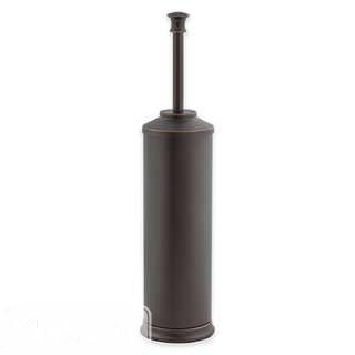 ALUMILUXE 2-PIECE TOILET BOWL BRUSH AND HOLDER SET IN TWO-TONE OIL RUBBED BRONZE FINISH