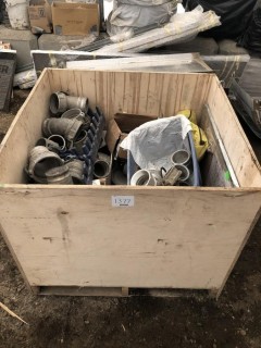 (2) Crate of misc fittings