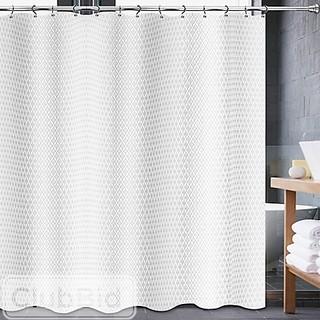 AVALON 54-INCH X 78-INCH SHOWER CURTAIN IN WHITE