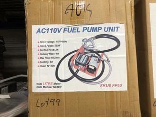 Fuel Pump Unit AC 110V.