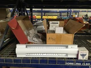 Lot of Miscellaneous Baseboard Heater 500W, Universal Mounting Kit and Lights.