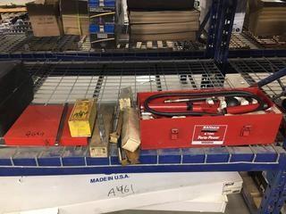 Lot of Miscellaneous Porto Power 4 Ton Jack, Stud Remover.