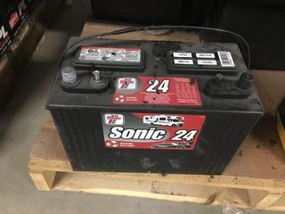 Lot of (2) Sonic 24 RV Battery.